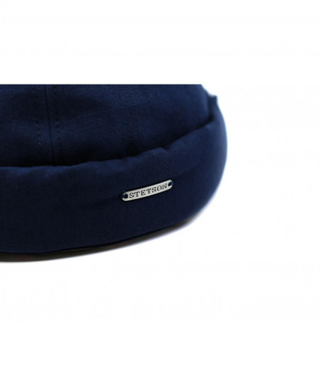 gorro docker azul Stetson